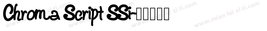 Chroma Script SSi字体转换